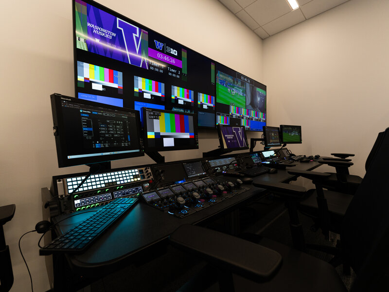 University of Washington’s Sundodger Studios, a next-generation broadcast, production and content facility designed by Anthony James Partners.