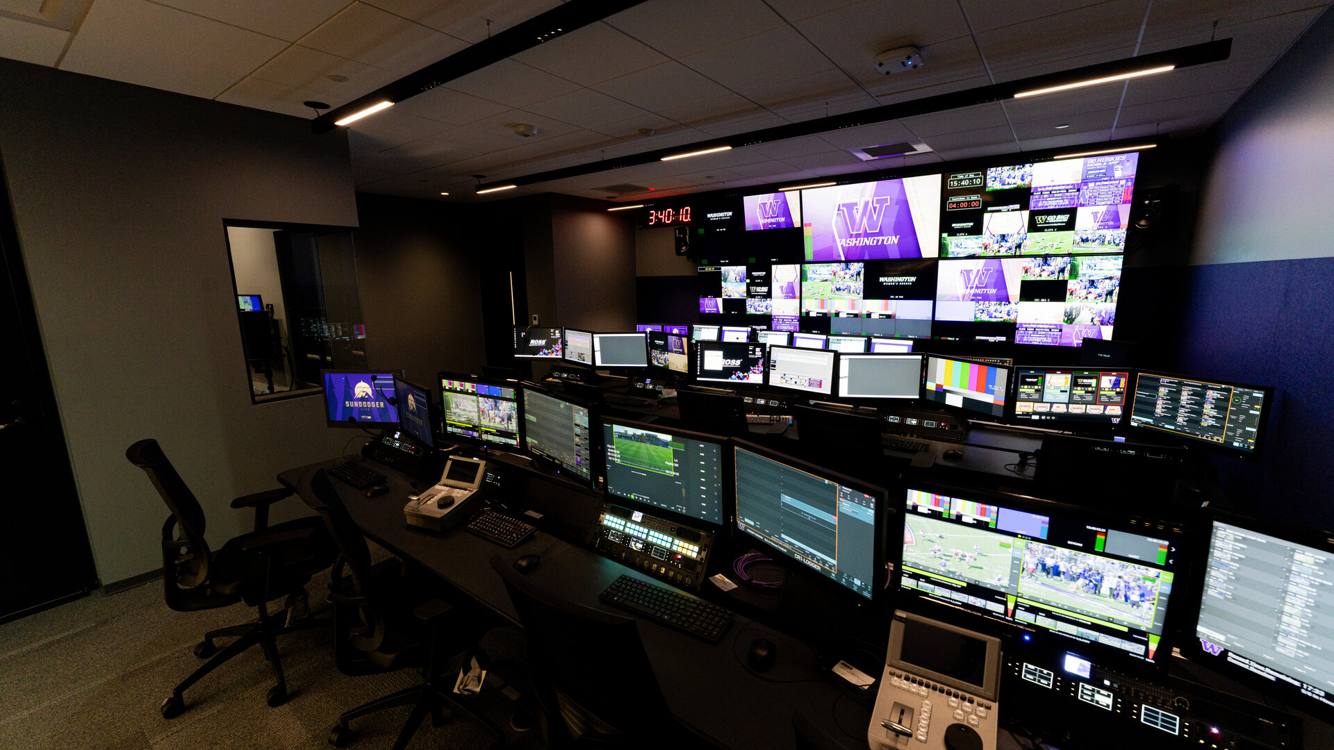University of Washington’s Sundodger Studios, a next-generation broadcast, production and content facility designed by Anthony James Partners.