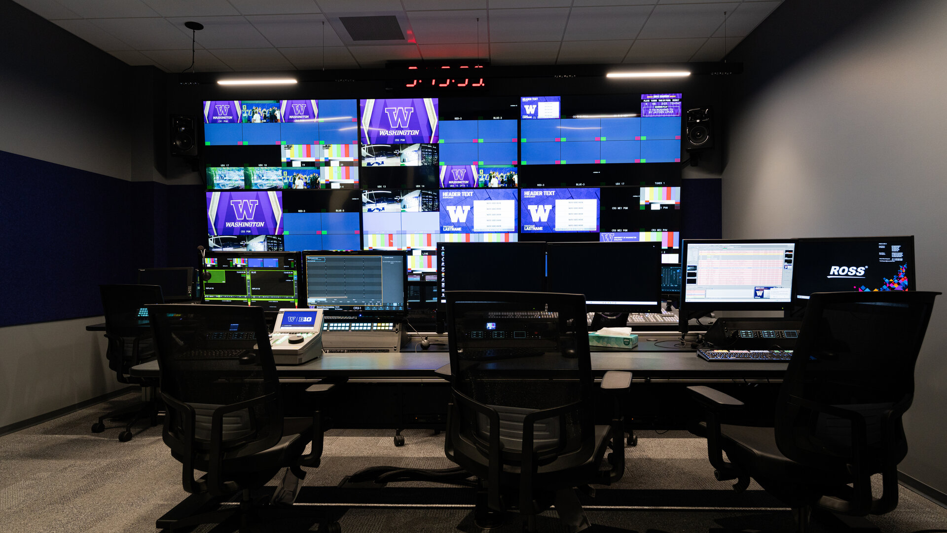University of Washington’s Sundodger Studios, a next-generation broadcast, production and content facility designed by Anthony James Partners.